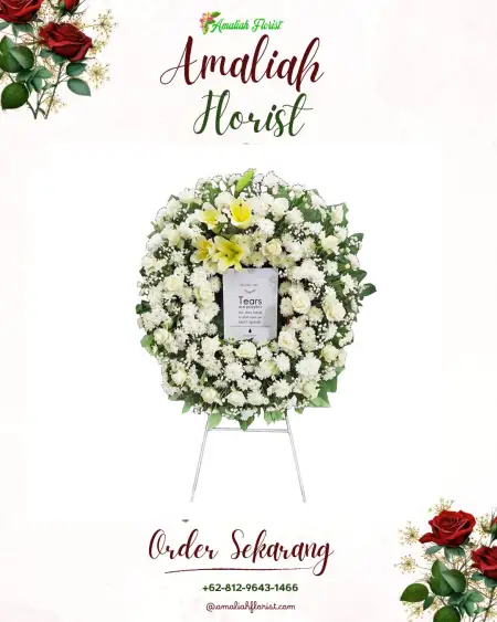 Krans Bunga Duka Kayu Bongkok